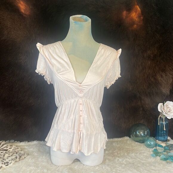 Flounce top L (5080) - Picture 1 of 9